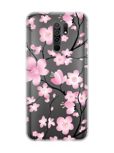 Прозорий чохол на Xiaomi Redmi 9 :: Квітуча сакура (принт 282)