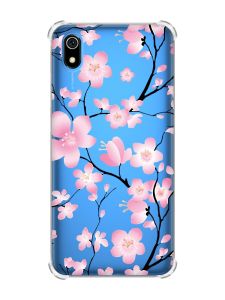 Чохол з потовщеними кутами для Xiaomi Redmi 7A :: Квітуча сакура (принт 282)
