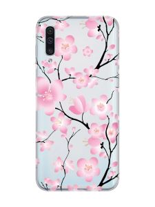 Прозорий чохол на Samsung Galaxy A50 (2019) A505 :: Квітуча сакура (принт 282)