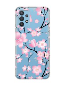 Прозорий чохол на Samsung Galaxy A32 :: Квітуча сакура (принт 282)