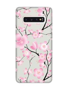 Прозорий чохол на Samsung Galaxy S10 :: Квітуча сакура (принт 282)
