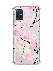 Чохол з потовщеними кутами на Samsung Galaxy A71 / A715 :: Квітуча сакура (принт 282)