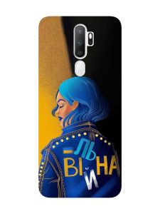 Матовий чохол з чорними боками на Oppo A5 :: Вільна (принт 252)