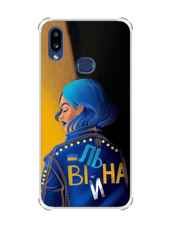 Чохол з потовщеними кутами на Samsung Galaxy A10s/A107 :: Вільна (принт 252)