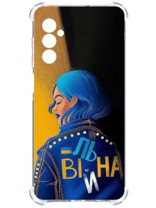 Чохол з потовщеними кутами на Samsung Galaxy A14 5G :: Вільна (принт 252)
