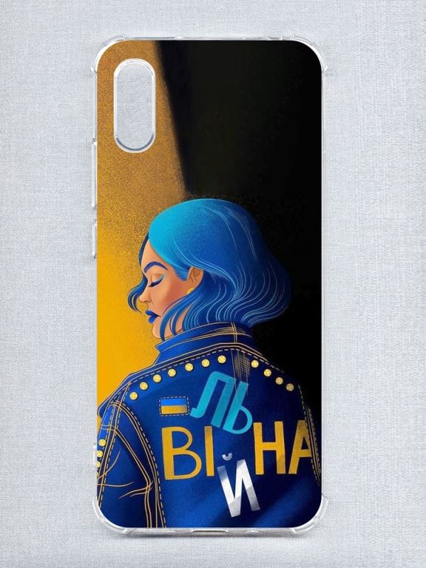 Чохол з потовщеними кутами на Xiaomi Redmi 9A :: Вільна (принт 252)