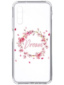 Прозорий чохол на Samsung Galaxy A34 5G/A346 :: Віночок з сакури (принт 284)