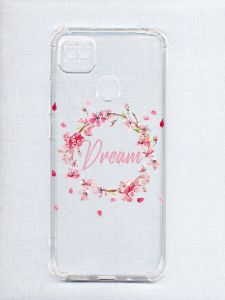 Чохол з потовщеними кутами на Xiaomi Redmi 9C/10A :: Віночок з сакури (принт 284)