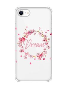 Чохол з потовщеними кутами на iPhone 7/ 7s/ 8/ 8s :: Віночок з сакури (принт 284)