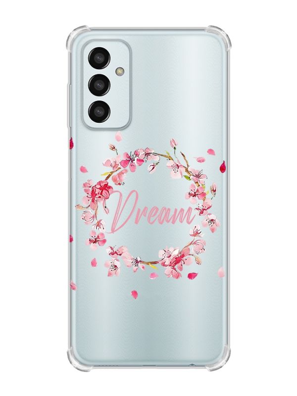Чохол із потовщеними кутами на Samsung Galaxy M13 4G :: Віночок з сакури (принт 284)