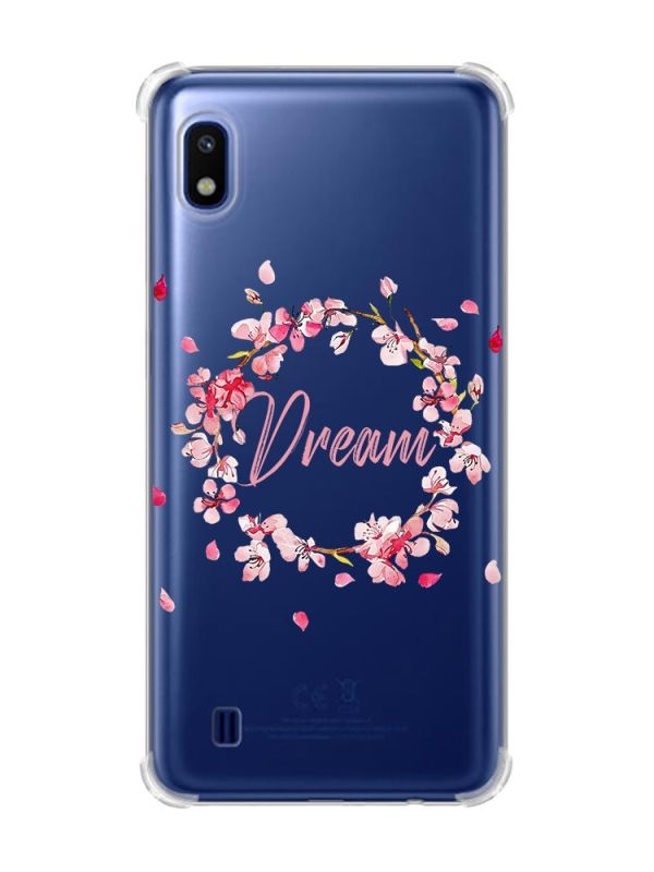Чохол з потовщеними кутами на Samsung Galaxy A10 (2019)/A105 :: Віночок з сакури (принт 284)