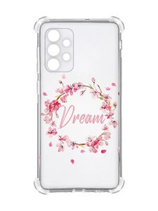 Чохол із потовщеними кутами на Oppo A72 5G :: Віночок з сакури (принт 284)