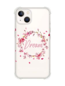 Чохол із потовщеними кутами на iPhone 14 Plus :: Віночок з сакури (принт 284)