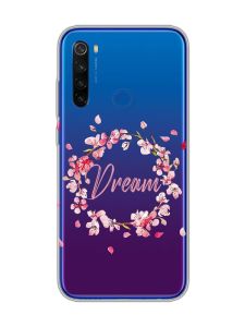 Прозорий чохол на Xiaomi Redmi Note 8T :: Віночок з сакури (принт 284)