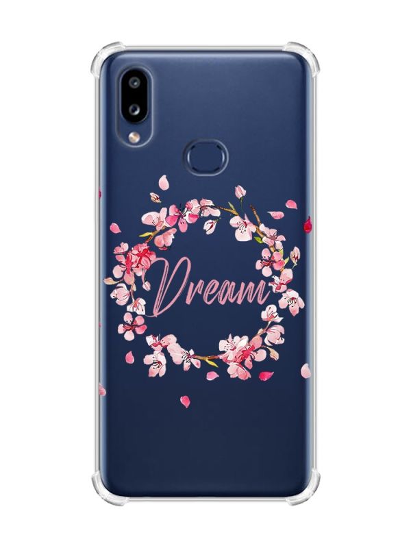 Чохол з потовщеними кутами на Samsung Galaxy A10s/A107 :: Віночок з сакури (принт 284)