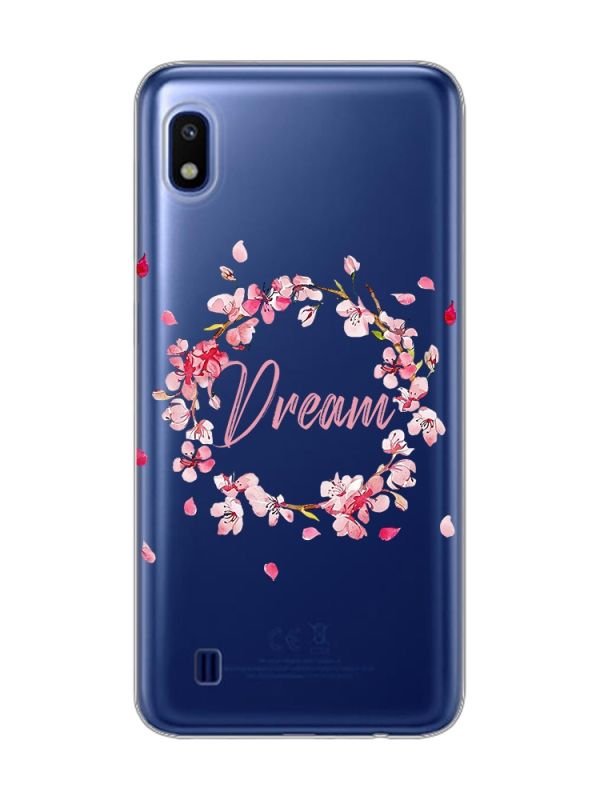 Прозорий чохол на Samsung Galaxy A10 (2019) A105 :: Віночок з сакури (принт 284)