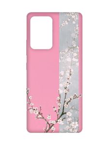 Матовий рожевий чохол на Samsung Galaxy A52 :: Квітуча сакура (принт 285)
