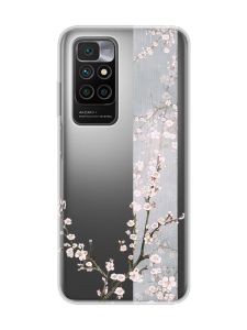 Прозорий чохол для Xiaomi Redmi 10 :: Квітуча сакура (принт 285)