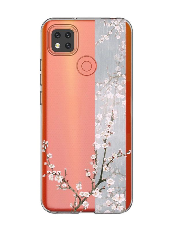 Прозорий чохол для Xiaomi Redmi 9C/10A :: Квітуча сакура (принт 285)