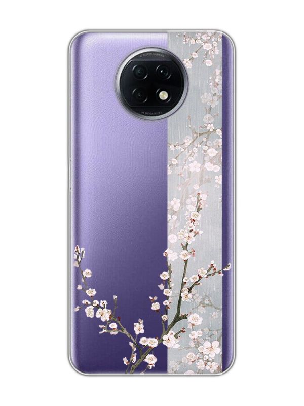 Прозорий чохол на Xiaomi Redmi Note 9T/Redmi Note 9 5G :: Квітуча сакура (принт 285)