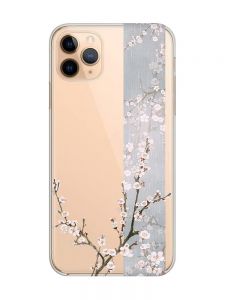 Прозорий чохол на iPhone 11 Pro Max (6,5) :: Квітуча сакура (принт 285)