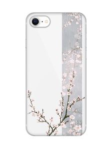 Прозорий чохол на iPhone SE 2020 :: Квітуча сакура (принт 285)