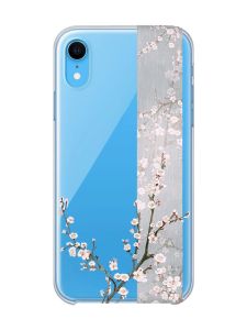 Прозорий чохол на iPhone XR :: Квітуча сакура (принт 285)