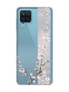 Прозорий чохол на Samsung A12 4G :: Квітуча сакура (принт 285)