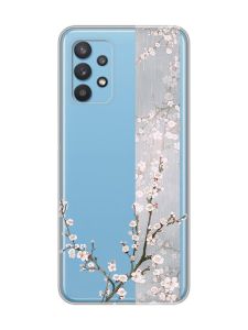 Прозорий чохол на Samsung Galaxy A32 :: Квітуча сакура (принт 285)