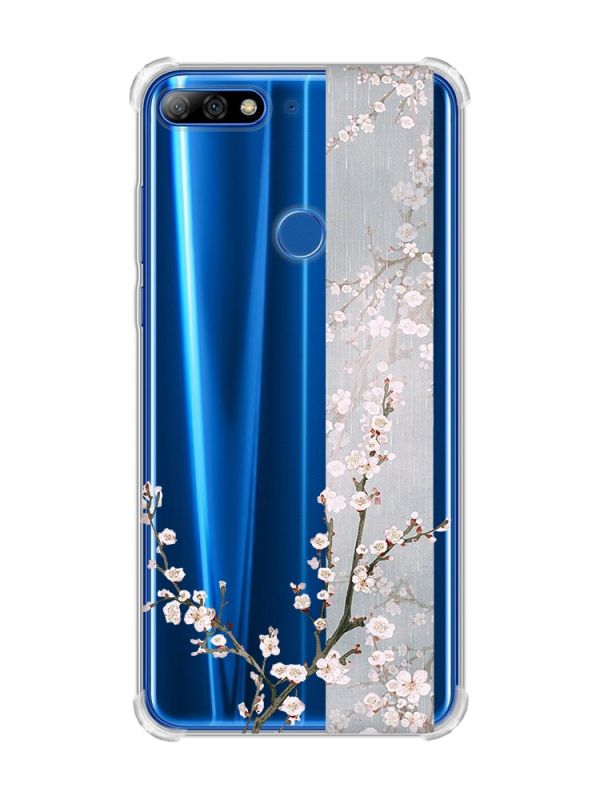 Чохол з потовщеними кутами на Huawei Y7 2018/Y7 Prime 2018 :: Квітуча сакура (принт 285)