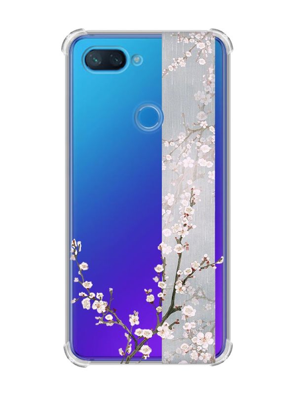 Чохол із потовщеними кутами на Xiaomi Mi 8 Lite :: Квітуча сакура (принт 285)
