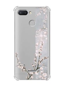 Чохол із потовщеними кутами для Xiaomi Redmi 6 :: Квітуча сакура (принт 285)