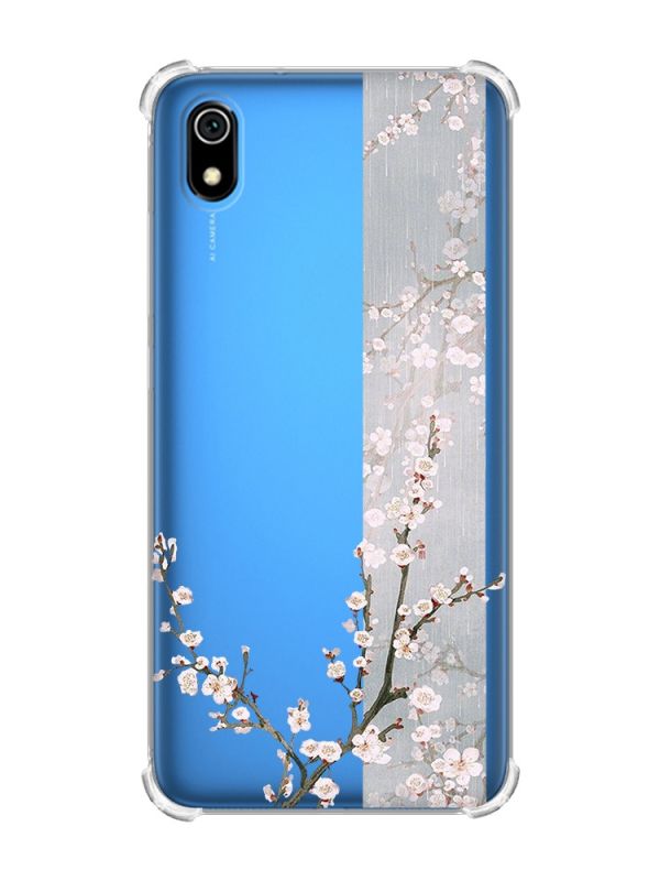 Чохол з потовщеними кутами для Xiaomi Redmi 7A :: Квітуча сакура (принт 285)