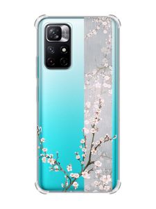 Чохол з потовщеними кутами на Xiaomi Redmi Note 11 4G :: Квітуча сакура (принт 285)