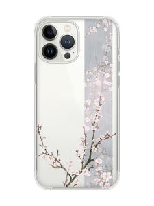 Чохол із потовщеними кутами на iPhone 14 Pro Max :: Квітуча сакура (принт 285)