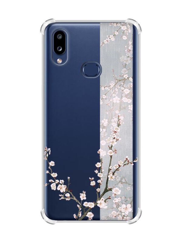 Чохол з потовщеними кутами на Samsung Galaxy A10s/A107 :: Квітуча сакура (принт 285)