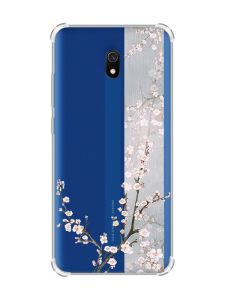 Чохол з потовщеними кутами на Xiaomi Redmi 8A :: Квітуча сакура (принт 285)