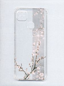 Чохол з потовщеними кутами на Xiaomi Redmi 9C/10A :: Квітуча сакура (принт 285)