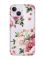 Прозорий чохол із захистом камери на iPhone 14 :: Рожеві квіти (принт 287)