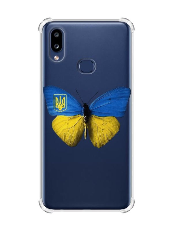 Чохол з потовщеними кутами на Samsung Galaxy A10s/A107 :: Метелик Україна (принт 255)