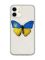 Прозорий чохол на iPhone 12 mini :: Метелик Україна (принт 255)