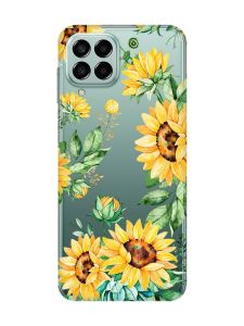 Прозорий чохол на Samsung Galaxy M33 5G :: Соняхи (принт 288)