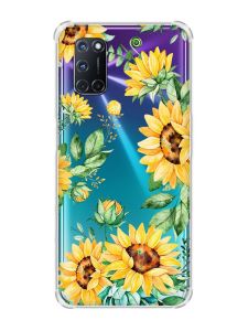 Чохол з потовщеними кутами на Oppo A52/A72/A92 :: Соняхи (принт 288)