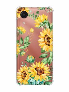 Чохол з потовщеними кутами на Samsung Galaxy A03 Core/A032 :: Соняхи (принт 288)