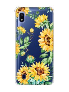 Чохол з потовщеними кутами на Samsung Galaxy A10 (2019)/A105 :: Соняхи (принт 288)