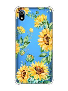 Чохол з потовщеними кутами для Xiaomi Redmi 7A :: Соняхи (принт 288)