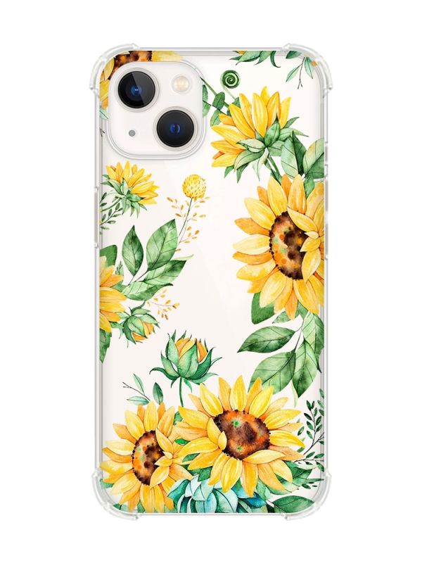 Чохол із потовщеними кутами на iPhone 14 Plus :: Соняхи (принт 288)