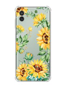 Чохол з потовщеними кутами на Samsung Galaxy M13 5G :: Соняхи (принт 288)