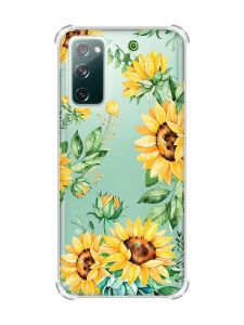 Чохол з потовщеними кутами на Galaxy S20 FE :: Соняхи (принт 288)