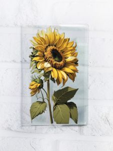 Обкладинка на паспорт книжечку :: Соняшник (принт 274)